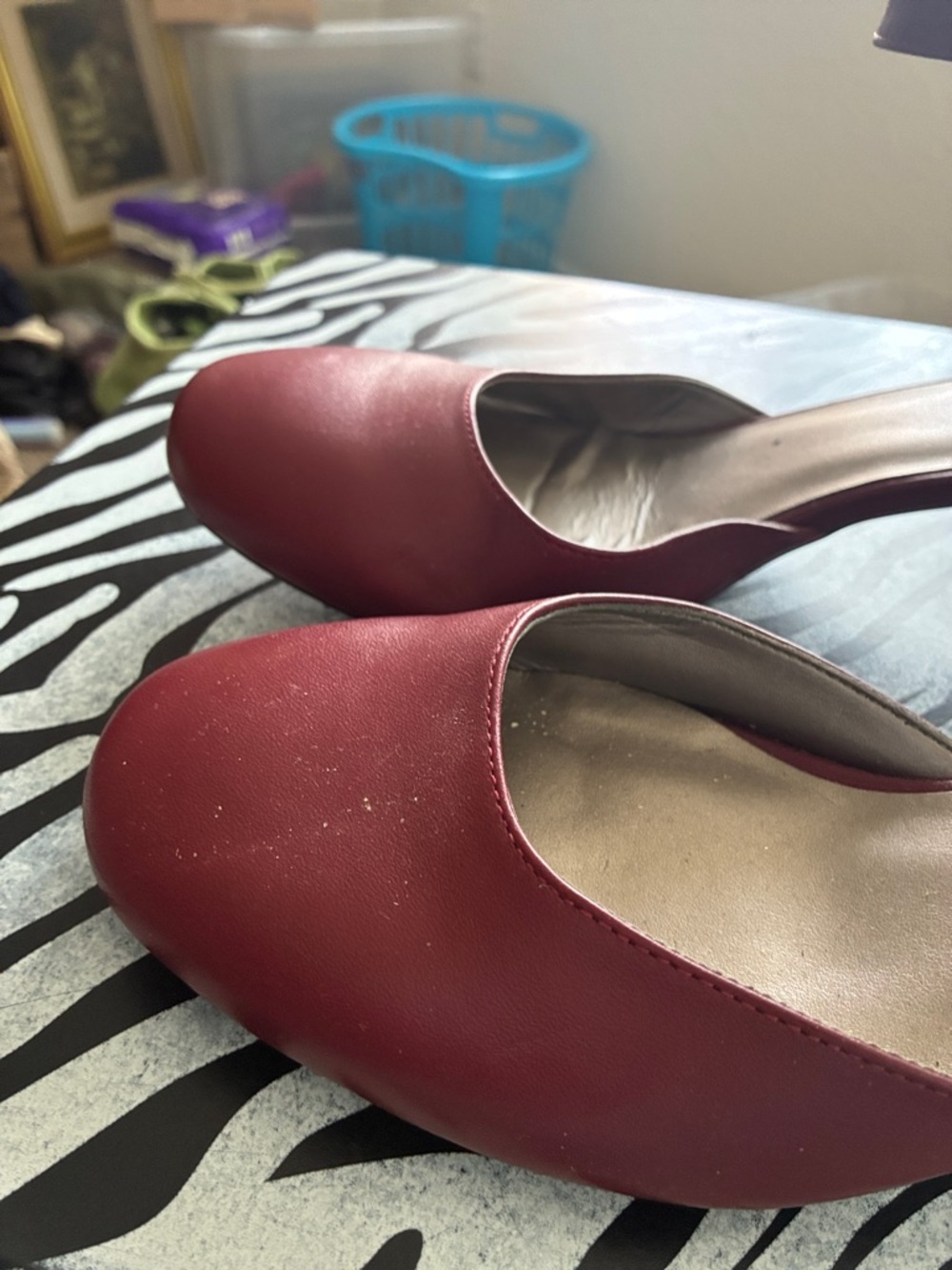 Array Red Ankle-Strap Heels - Picture 5 of 15